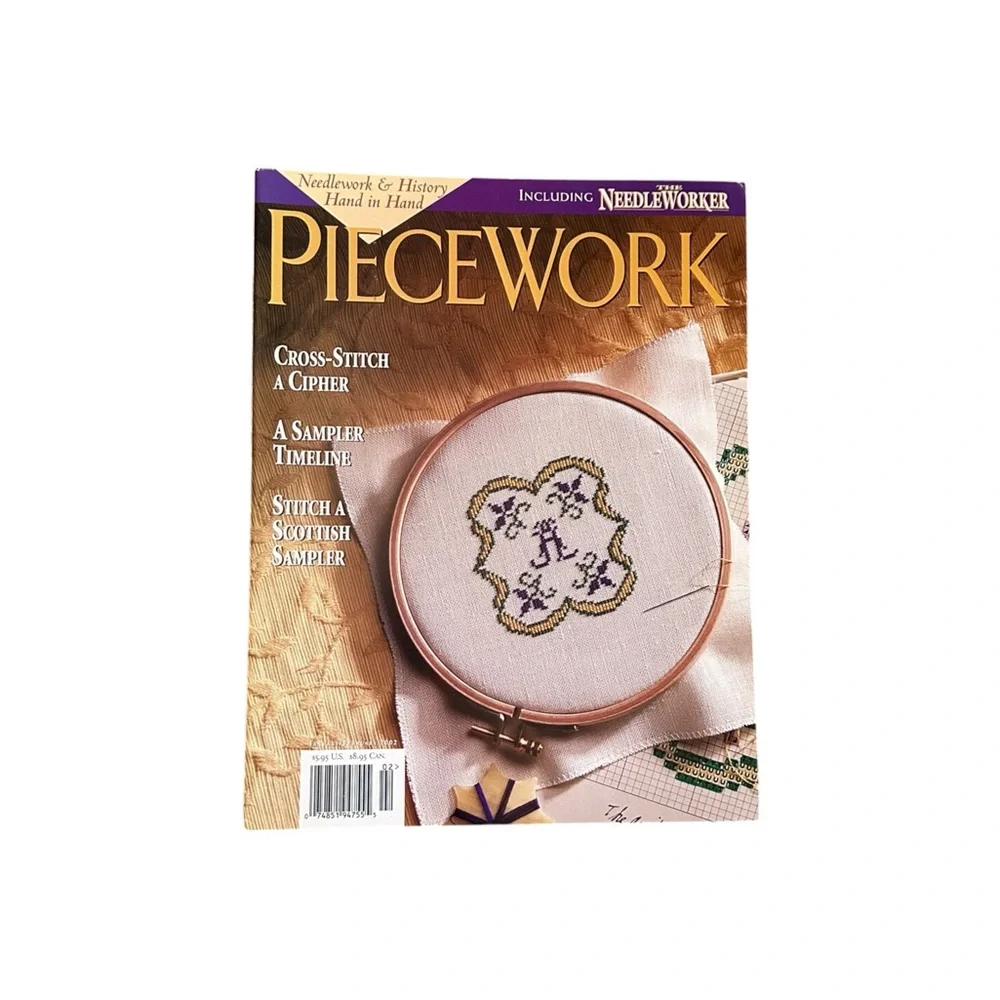Piecework Magazine Complete Year 2002 Lot of 6 Vintage Knitting Needlework Art